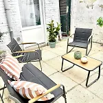 Apartamento Le Temps D'un Souffle, Parenthese Elegante Au Coeur De Avec Terrasse Privee Tourcoing