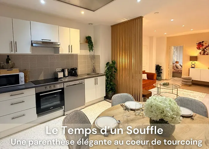 Le Temps D'un Souffle, Parenthèse élégante Au Cœur De Avec Terrasse Privée Appartement