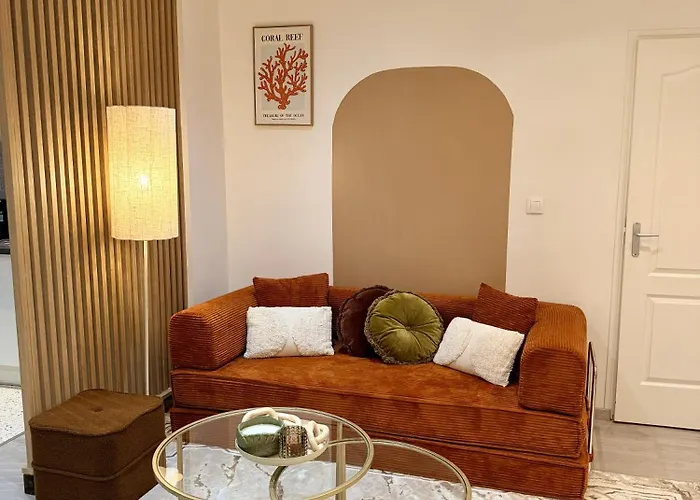 Appartement Le Temps D'un Souffle, Parenthèse élégante Au Cœur De Avec Terrasse Privée Tourcoing