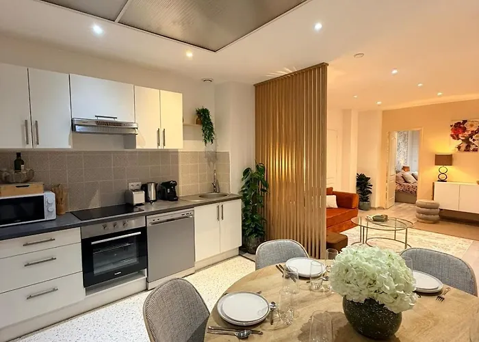 Appartement Le Temps D'un Souffle, Parenthèse élégante Au Cœur De Avec Terrasse Privée Tourcoing