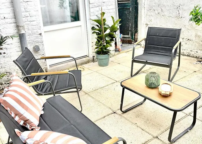 Appartement Le Temps D'un Souffle, Parenthèse élégante Au Cœur De Avec Terrasse Privée Tourcoing